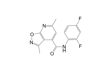 isoxazolo[5,4-b]pyridine-4-carboxamide, N-(2,4-difluorophenyl)-3,6-dimethyl-