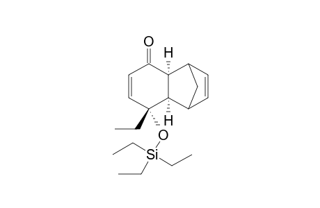 (2S*,6R*,7R*)-6-Triethylsilyloxy-6-ethyltricyclo[6.2.1.0(2,7)]undeca-4,9-dien-3-one