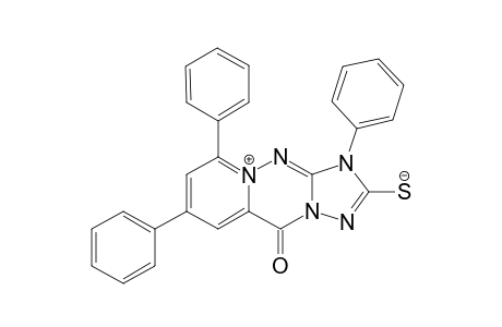 1-Phenyl-5-oxo-7,9-diphenyl-1,5-dihydro[1,2,4]triazolo[5,1-c]pyrido[2,1-f][1,2,4]triazin-10-ium-2-thiolate