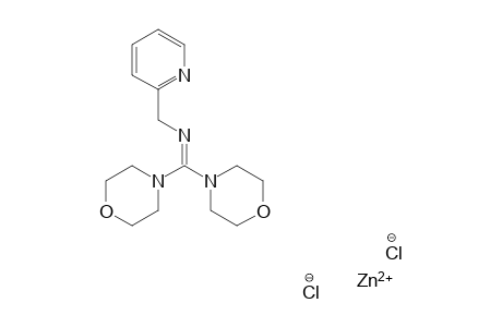 1,1-Dimorpholino-N-(2-pyridylmethyl)methanimine zinc(II) dichloride