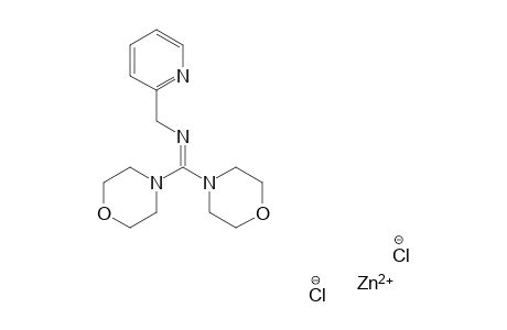 1,1-Dimorpholino-N-(2-pyridylmethyl)methanimine zinc(II) dichloride