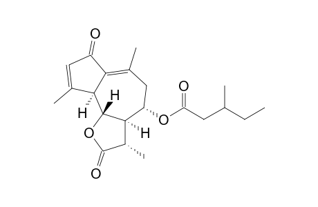 (3S,3ar,4S,9as,9br)-3,6,9-Trimethyl-2,7-dioxo-2,3,3A,4,5,7,9A,9B-octahydroazuleno[4,5-B]furan-4-yl 3-methylpentanoate