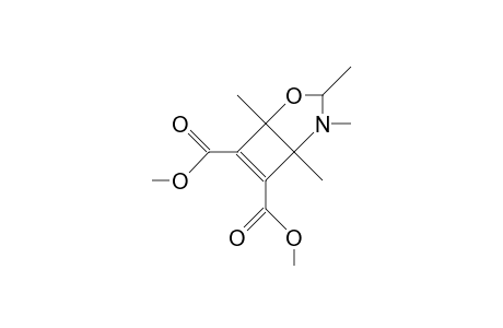 6,7-Dicarbomethoxy-1,2,3,5-tetramethyl-2-aza-4-oxa-bicyclo(3.2.0)hept-6-ene