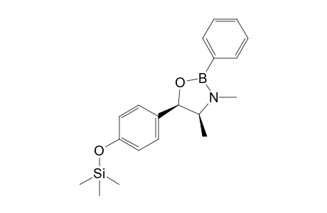3,4-dimethyl-2-phenyl-5-(4-(trimethylsilyloxy)phenyl)-1,3,2-oxazaborolidine
