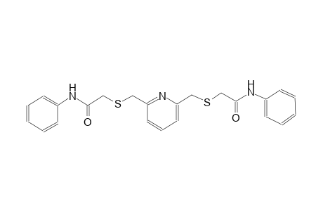 acetamide, 2-[[[6-[[[2-oxo-2-(phenylamino)ethyl]thio]methyl]-2-pyridinyl]methyl]thio]-N-phenyl-