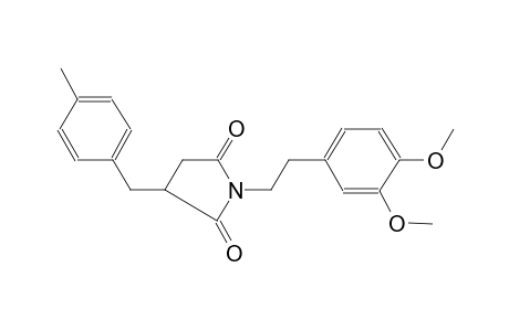 1-[2-(3,4-Dimethoxy-phenyl)-ethyl]-3-(4-methyl-benzyl)-pyrrolidine-2,5-dione
