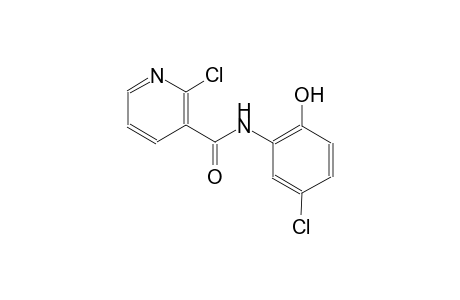 3-pyridinecarboxamide, 2-chloro-N-(5-chloro-2-hydroxyphenyl)-