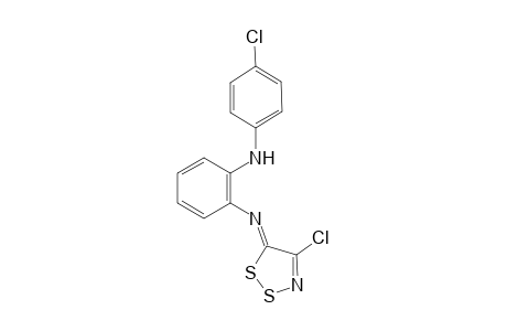 N-(4-Chloro-[1,2,3]dithiazol-5-ylidene)-N'-(4-chloro-phenyl)-benzene-1,2-diamine