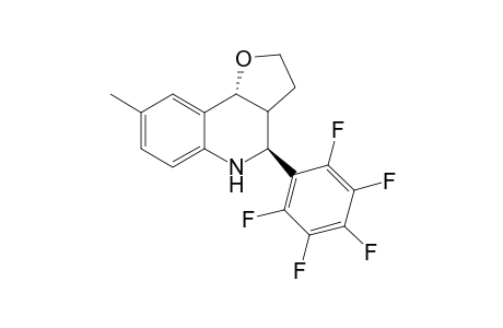 (4S,9bR)-8-Methyl-4-pentafluorophenyl-2,3,3a,4,5,9b-hexahydro-furo[3,2-c]quinoline