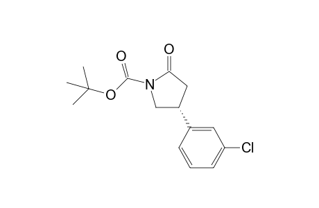 (R)-1-tert-butoxycarbonyl-4-m-chlorophenyl-2-pyrrolidone
