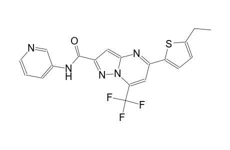 5-(5-ethyl-2-thienyl)-N-(3-pyridinyl)-7-(trifluoromethyl)pyrazolo[1,5-a]pyrimidine-2-carboxamide