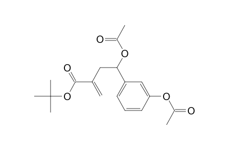 2-[2-acetoxy-2-(3-acetoxyphenyl)ethyl]acrylic acid tert-butyl ester