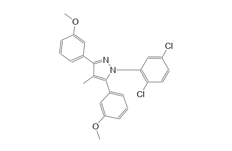 1-(2,5-dichlorophenyl)-3,5-bis(3-methoxyphenyl)-4-methyl-1H-pyrazole