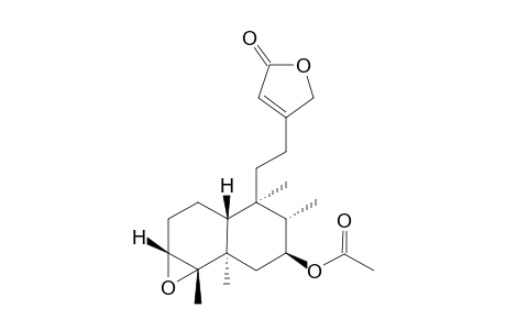 [(1aR,3aR,4R,5S,6S,7aR,7bS)-4,5,7a,7b-tetramethyl-4-[2-(5-oxo-2H-furan-3-yl)ethyl]-2,3,3a,5,6,7-hexahydro-1aH-naphtho[1,2-b]oxiren-6-yl] acetate