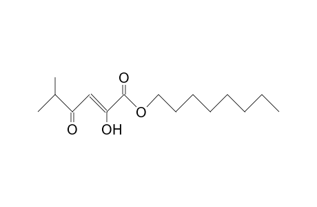 2-Hydroxy-4-oxo-5-methyl-2-hexenoic acid, octyl ester