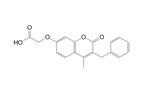 acetic acid, [[4-methyl-2-oxo-3-(phenylmethyl)-2H-1-benzopyran-7-yl]oxy]-