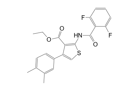 ethyl 2-[(2,6-difluorobenzoyl)amino]-4-(3,4-dimethylphenyl)-3-thiophenecarboxylate