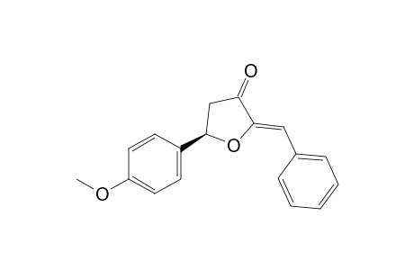 (5R)-2-[(Z)-Benzylidene]-3-oxo-5-(4-methoxyphenyl)tetrahydrofuran