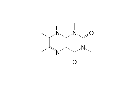 2,4(1H,3H)-Pteridinedione, 7,8-dihydro-1,3,6,7-tetramethyl-