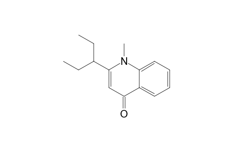 LEIOKININE-B;2-(1'-ETHYLPROPYL)-1-METHYL-4-QUINOLONE
