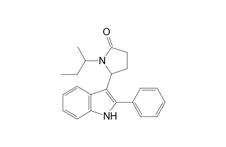 1-s-Butyl-5-(2-phenyl-1H-indol-3-yl)pyrrolidin-2-one isomer