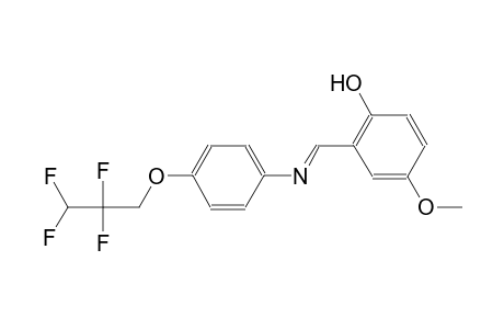 phenol, 4-methoxy-2-[(E)-[[4-(2,2,3,3-tetrafluoropropoxy)phenyl]imino]methyl]-