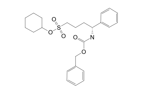 CYCLOHEXYL-(S)-(-)-4-(BENZYLOXYCARBONYLAMINO)-4-(PHENYL)-BUTANESULFONATE