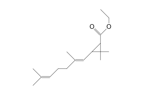 1-(2,6-Dimethyl-(E)-hepta-1,5-dienyl)-cis-2-ethoxycarbonyl-3,3-dimethyl-cyclopropane