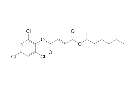 Fumaric acid, 2,4,6-trichlorophenyl hept-2-yl ester