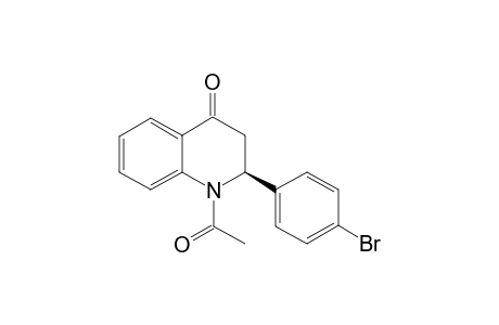 (S)-1-acetyl-2-(4-bromophenyl)-2,3-dihydroquinolin-4(1H)-one