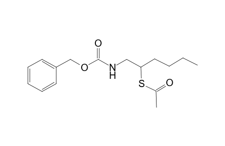 1-(Benzyloxycarbonyl)aminomethylpentyl Thioacetate