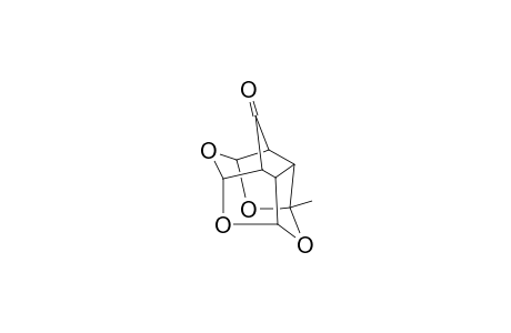 1,7-Dimethyl-4-oxo-4,8,10,13-tetraoxapentacyclo[5.5.1.0(2,6).0(3,11).0(5,9)]tridecane