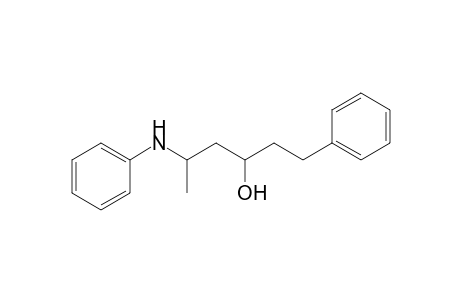 5-Anilino-1-phenylhexan-3-ol
