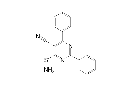 4-Pyrimidinesulfenamide, 5-cyano-2,6-diphenyl-