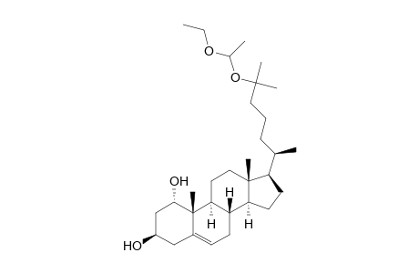 Cholest-5-ene-1,3-diol, 25-(1-ethoxyethoxy)-, (1.alpha.,3.beta.)-