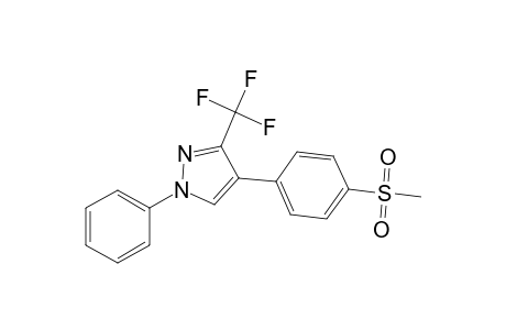 4-(4-mesylphenyl)-1-phenyl-3-(trifluoromethyl)pyrazole