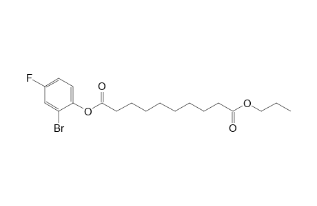 Sebacic acid, 2-bromo-4-fluorophenyl propyl ester