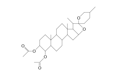 (25R)-5a-Spirostane-3a,4b-diacetate