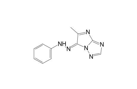 5-methyl-6H-imidazo[1,2-b]-s-triazol-6-one, phenylhydrazone