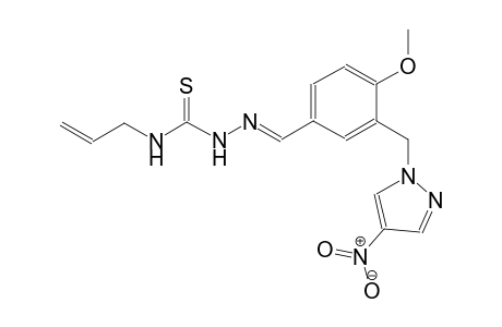 4-methoxy-3-[(4-nitro-1H-pyrazol-1-yl)methyl]benzaldehyde N-allylthiosemicarbazone