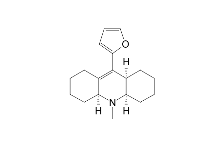 9-(2-FURYL)-10-METHYL-DELTA-(8A.9)-DODECAHYDROACRIDINE