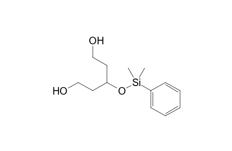 3-[dimethyl(phenyl)silyl]oxypentane-1,5-diol