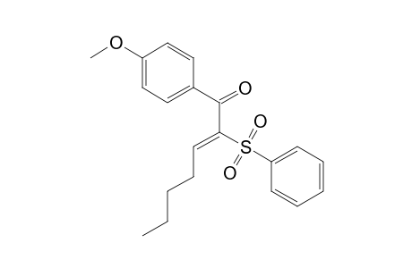 (Z)-1-(4-Methoxybenzoyl)-1-phenylsulfonyl-1-hexene