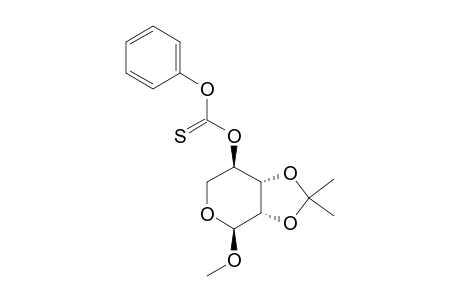 2,3-O-ISOPROPYLIDENE-1-O-METHYL-4-O-PHENOXYTHIOCARBONYL-ALPHA-L-LYXOPYRANOSE