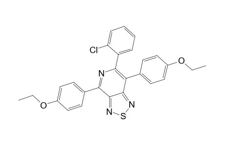 4,7-Di(para-ethoxyphenyl)-6-(ortho-chlorophenyl)-1,2,5-thiadiazolo(3,4-c)pyridine