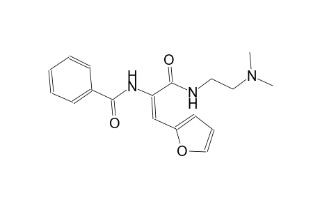 N-[(E)-1-({[2-(dimethylamino)ethyl]amino}carbonyl)-2-(2-furyl)ethenyl]benzamide