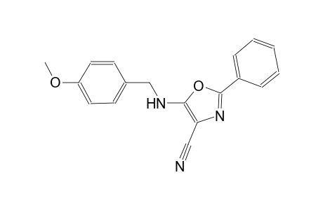 5-[(4-methoxybenzyl)amino]-2-phenyl-1,3-oxazole-4-carbonitrile