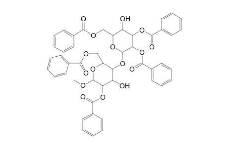 .beta.-D-Allopyranoside, methyl 4-O-(2,3,6-tri-O-benzoyl-.beta.-D-galactopyranosyl)-, 2,6-dibenzoate