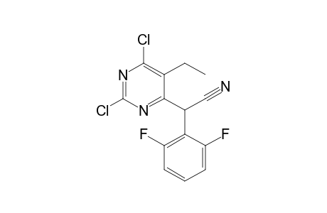 2-(2,6-Dichloro-5-ethylpyrimidin-4-yl)-2-(2,6-difluorophenyl)acetonitrile