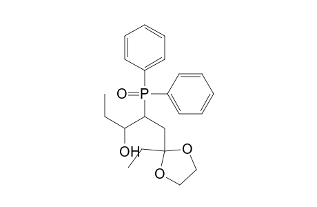 1,3-Dioxolane-2-propanol, .beta.-(diphenylphosphinyl)-.alpha.,2-diethyl-